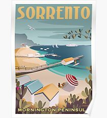 Sorrento Vintage-style Travel Poster Poster