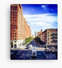 Looking down from The Highline, 2 Canvas Print