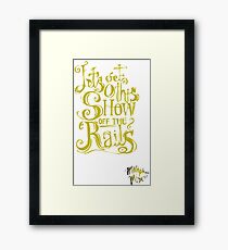 Amusing metaphors Framed Print