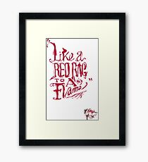 Amusing metaphors Framed Print