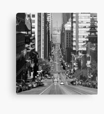 California Street Metal Print
