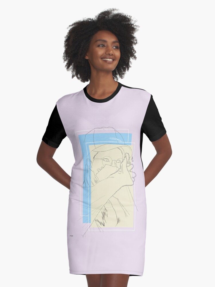 T Ara Hyomin Drawing Graphic T Shirt Dress By Kibvmart Redbubble