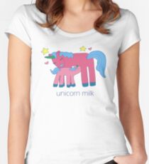 Unicorn Milk Women's Fitted Scoop T-Shirt