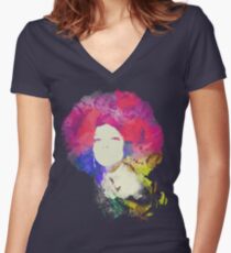 Diana Ross Women's Fitted V-Neck T-Shirt