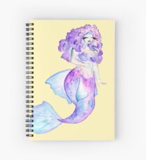 Curvy Mermaid - Betta Spiral Notebook