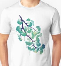 O Ginkgo (in Grün) Slim Fit T-Shirt