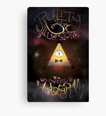 Reality is an Illusion - Bill Cipher Canvas Print