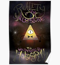 Reality is an Illusion - Bill Cipher Poster