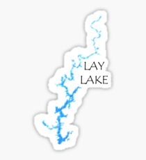 Lay Lake Alabama Sticker