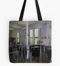 Easel Blues Tote Bag