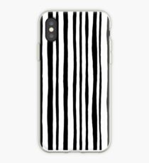 Into the Woods Stripes black iPhone-Hülle & Cover