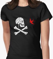 The Flag of Captain Jack Sparrow Women's Fitted T-Shirt