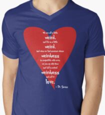 Love is Weird Men's V-Neck T-Shirt