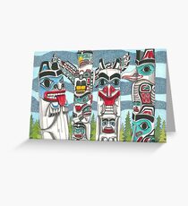 Totem Talk Greeting Card
