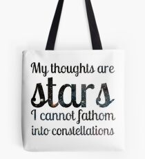 The Fault in Our Stars - My Thoughts Tote Bag