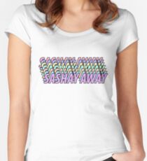 SASHAY AWAY Women's Fitted Scoop T-Shirt