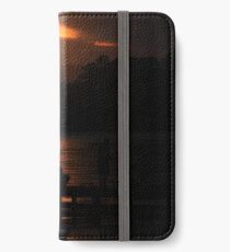 Fishing at dusk iPhone Wallet/Case/Skin
