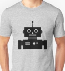 Retro Robot Shape BLK Unisex T-Shirt