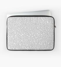 script Laptop Sleeve