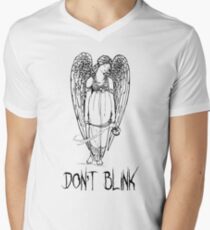don't blink! Men's V-Neck T-Shirt