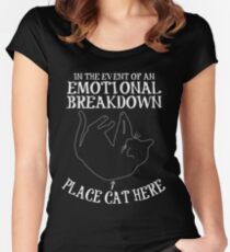 Funny cat lover gift Women's Fitted Scoop T-Shirt