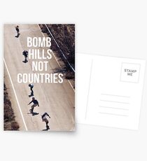 Bomb Hills Not Countries Postcards