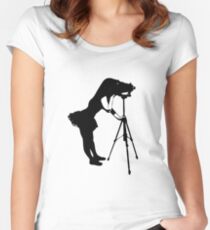 Photographer Grrl Women's Fitted Scoop T-Shirt
