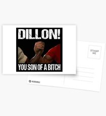 Schwarzenegger Dillon Predator Arm Wrestle Postcards