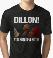 Schwarzenegger Dillon Predator Arm Wrestle Tri-blend T-Shirt