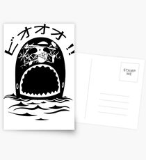 Laboon One Piece - The whale on the red line Postcards
