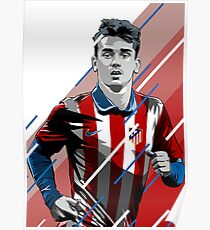 Póster griezmann del Atlético de Madrid
