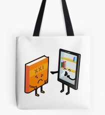 Book and e-book Tote Bag