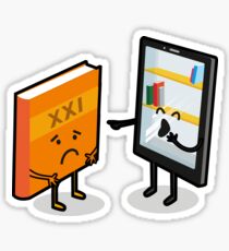 Pegatina Libro y e-book