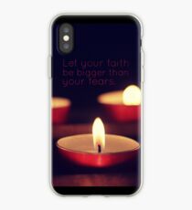 Let your faith be bigger than your fears. iPhone Case