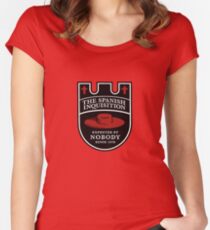 Von niemandem erwartet Tailliertes Rundhals-Shirt