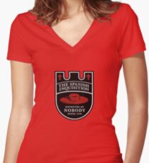 Expected By Nobody Women's Fitted V-Neck T-Shirt