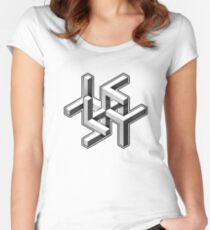 Tri-stika Women's Fitted Scoop T-Shirt