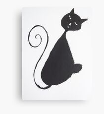 The Unhappy Cat Canvas Print