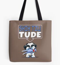 Shih Tzu Tude (Dark) Tote Bag