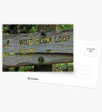 Trail sign- Pacific Crest Trail Postcards