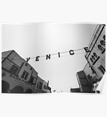 Vintage Venice Sign Poster