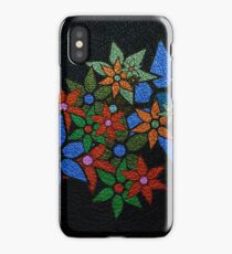 Retro Trendy Floral Pattern iPhone Case