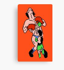 Super Macho Man KO Canvas Print