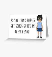 Tina Belcher - Bobs Burgers Greeting Card