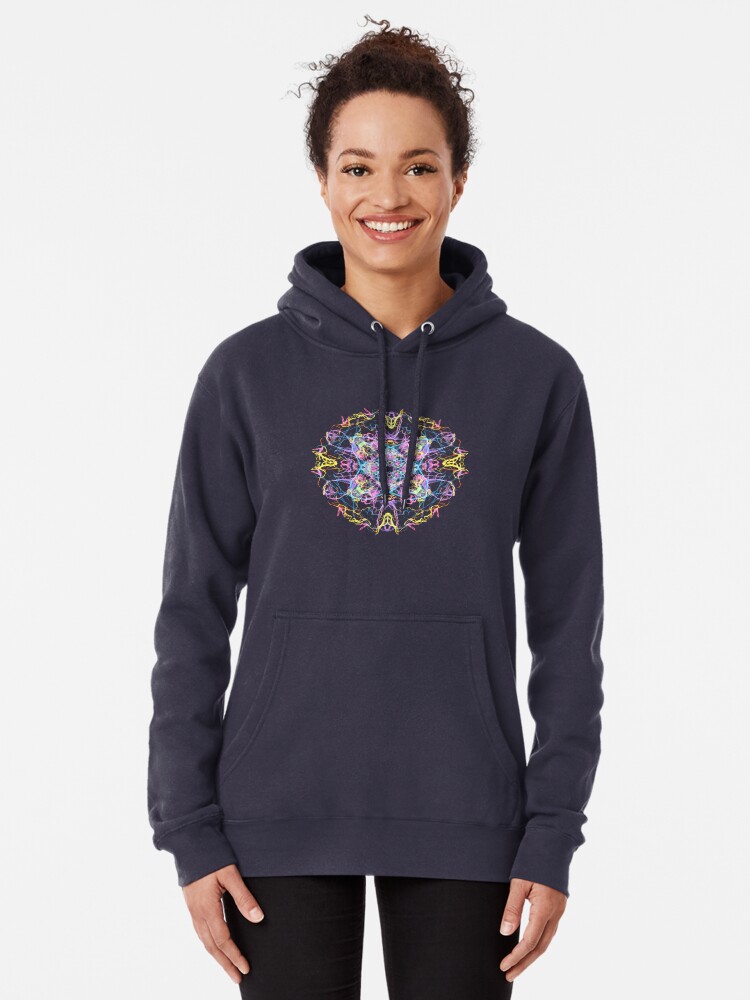 Alternate view of Floral Lights Pullover Hoodie