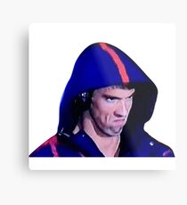 Phelps Gesicht Metalldruck
