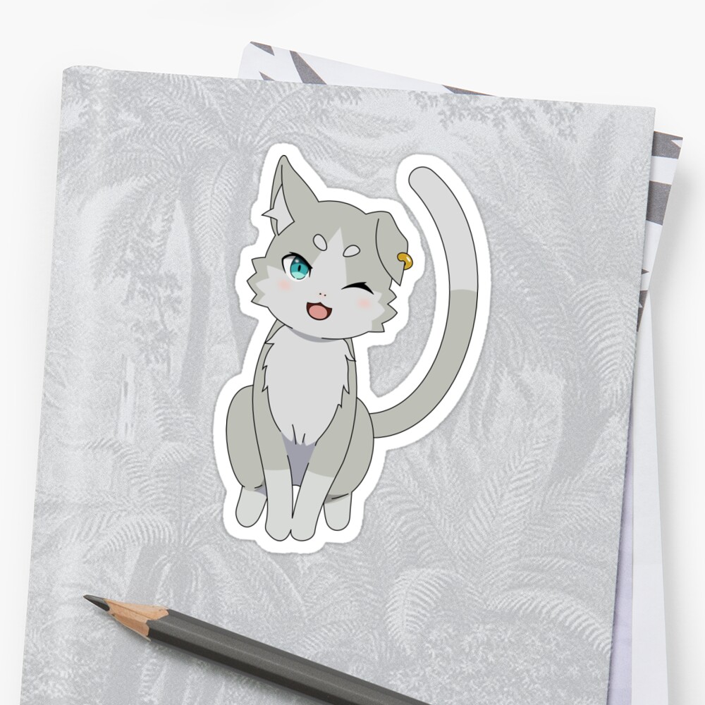 "ReZero Pack Sitting" Sticker by dicktree Redbubble