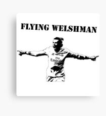 Gareth Bale - Flying Welshman Canvas Print