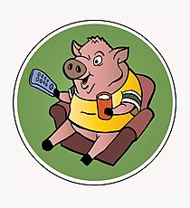 The Sports Pig Photographic Print