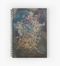 A moving castle Spiral Notebook